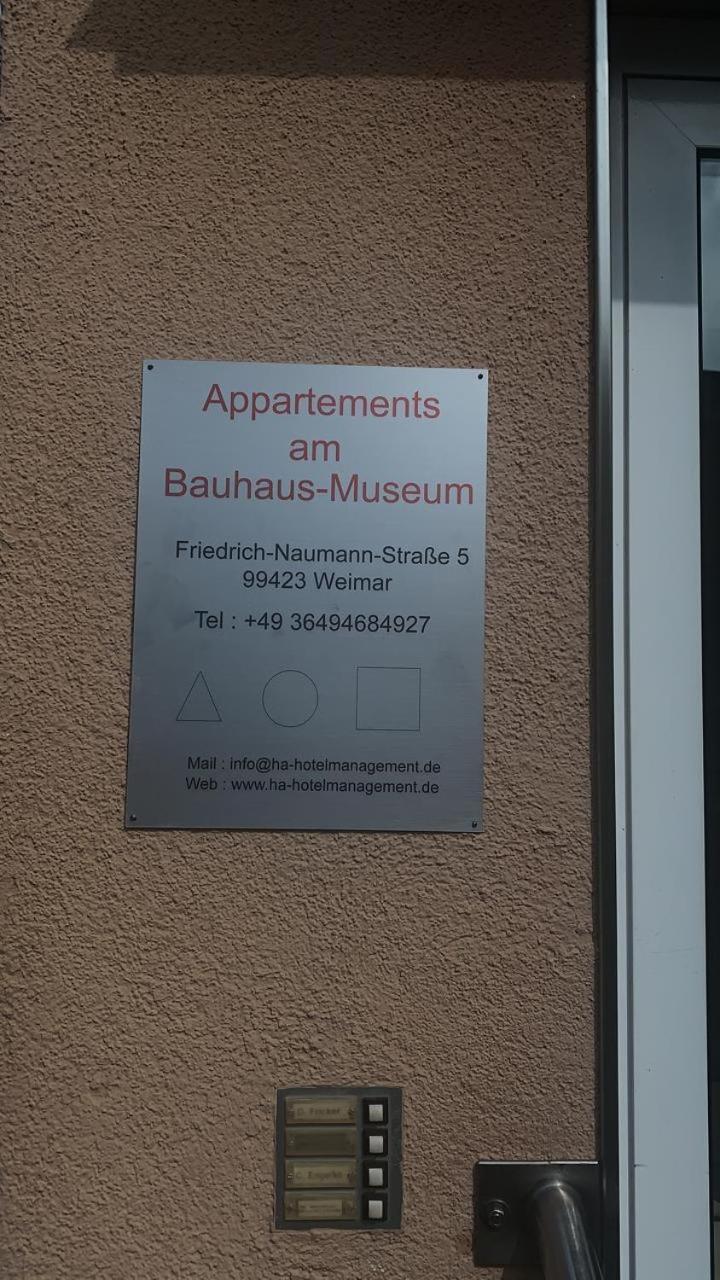 Cityappartement Am Bauhaus-Museum Веймар Екстер'єр фото